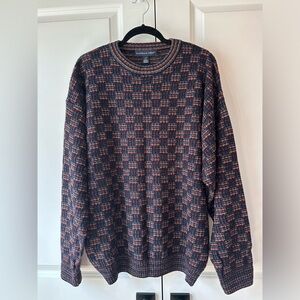 Northern Isles Men’s Coogi Style Oversized Silk Blend Sweater Size Large